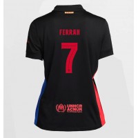 Barcelona Ferran Torres #7 Bortatröja Kvinnor 2024-25 Korta ärmar